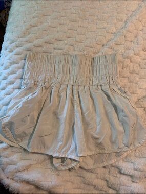 FP Movement Smocked Waist Ivory Women’s Shorts